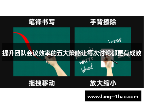 提升团队会议效率的五大策略让每次讨论都更有成效